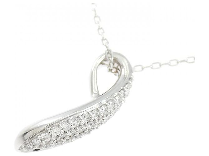 Autre Marque Collana in oro bianco Au750 e diamanti Argento - vista 3