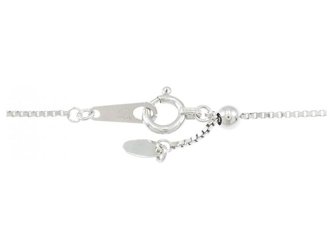 Autre Marque Collana con Croce in Diamanti in Oro Bianco Au750 Argento - vista 5