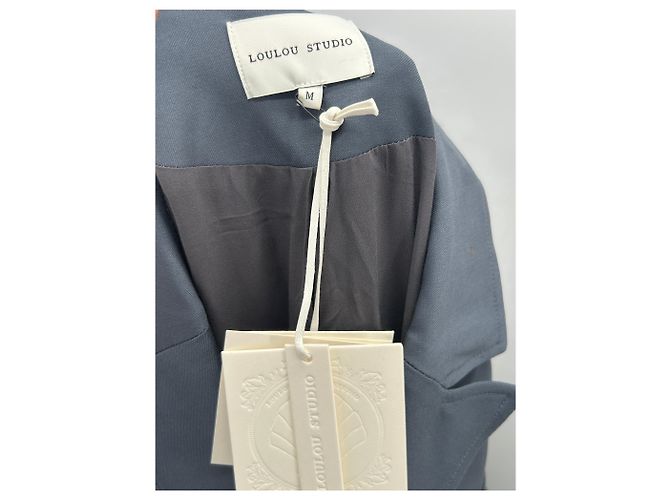 Autre Marque Blazer largo de lana gris LOULOU STUDIO - view 5