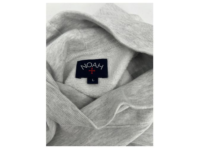 Autre Marque NOAH Sweatshirt aus Baumwolle Grau - Ansicht 3