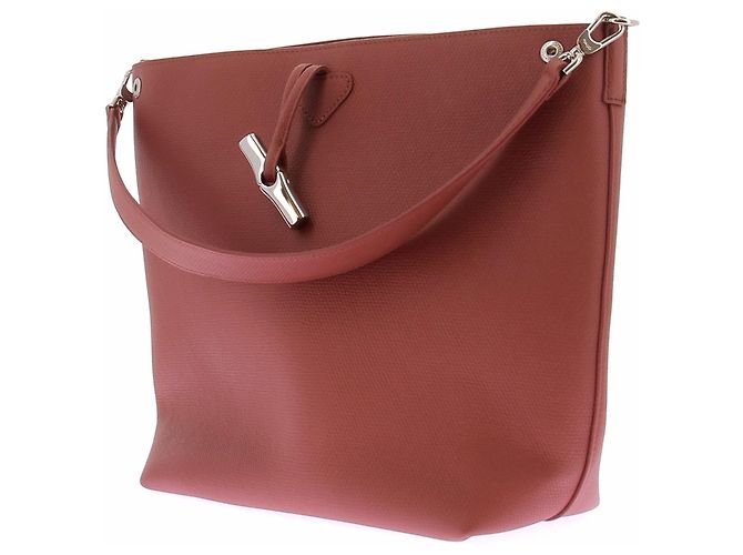 Longchamp Borsa a mano color terracotta Marrone - vista 2