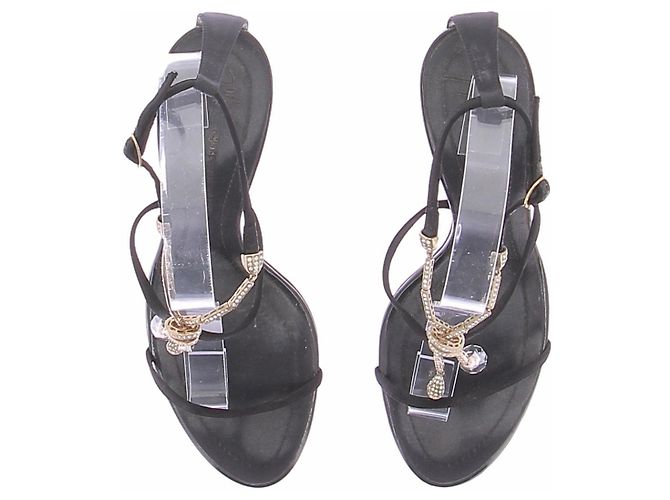 Décolleté Giuseppe Zanotti in pelle nera Taglia 40 Nero - vista 4