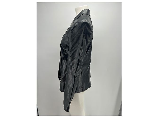 Autre Marque Schwarze Jacke aus Polyester XS - Ansicht 3