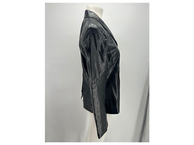 Autre Marque Schwarze Jacke aus Polyester XS - Ansicht 4