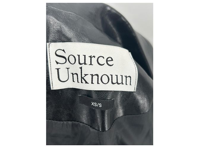 Autre Marque Schwarze Jacke aus Polyester XS - Ansicht 5