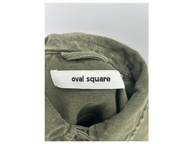 Autre Marque OVAL SQUARE Jeansjacke Khaki Grün - Ansicht 5