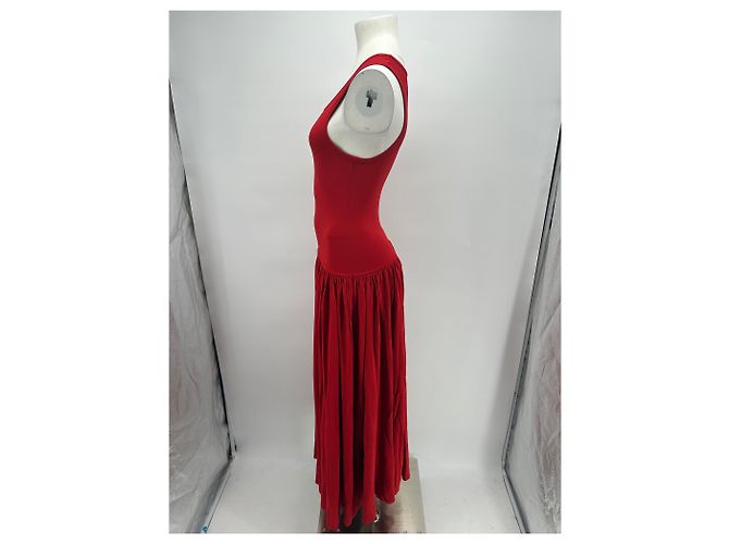 Autre Marque LOULOU DE SAISON Red Viscose Dress - view 3