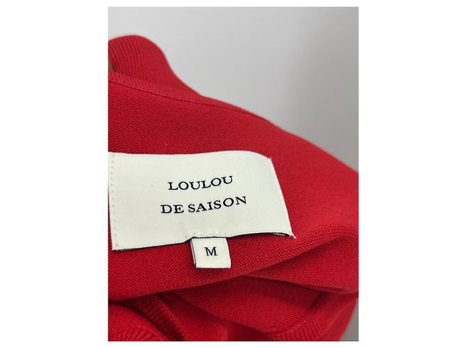 Autre Marque LOULOU DE SAISON Red Viscose Dress - view 5