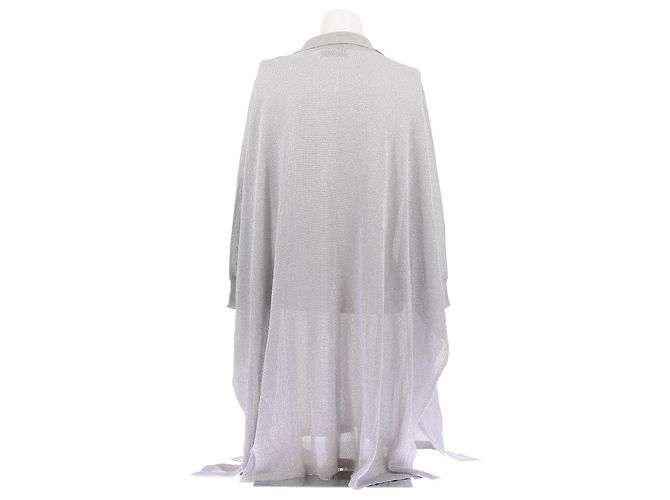 Missoni Poncho Silber Viscose - Ansicht 2