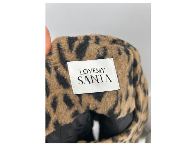 Autre Marque Giacca leopardata marrone LOVEMY SANTA - vista 5