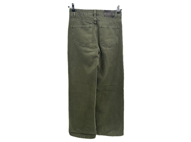 Autre Marque Jeans OVAL SQUARE kaki in cotone Cachi - vista 2