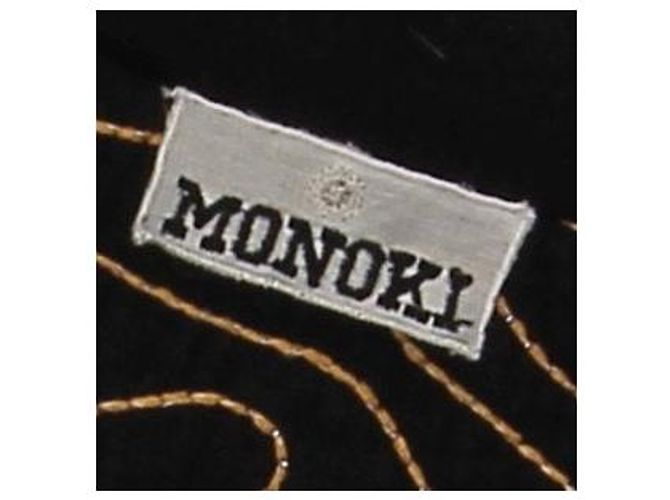 Autre Marque MONOKI Kimono mit Mustern grün Baumwolle M - Ansicht 5