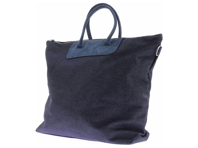 Borsa a mano Rolex blu in cotone - vista 2