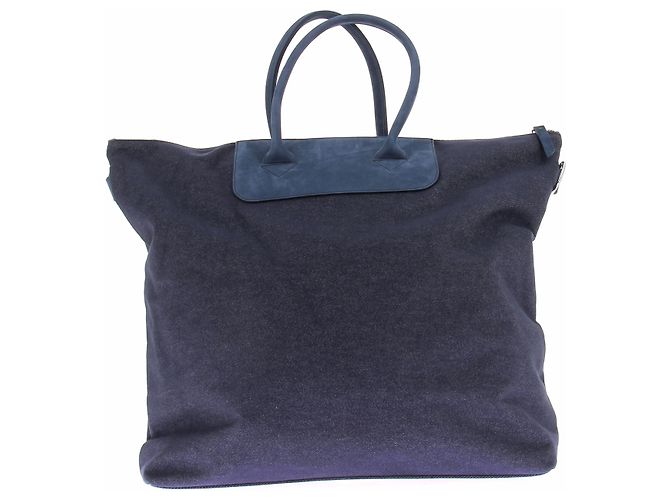 Borsa a mano Rolex blu in cotone - vista 3