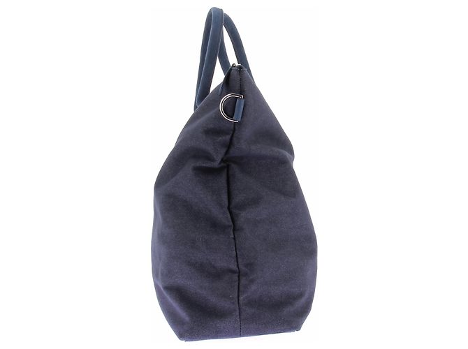 Borsa a mano Rolex blu in cotone - vista 5