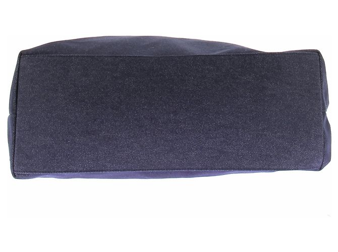 Borsa a mano Rolex blu in cotone - vista 6