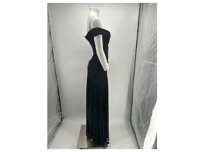 Autre Marque MESHKI Maxikleid Schwarz - Ansicht 4