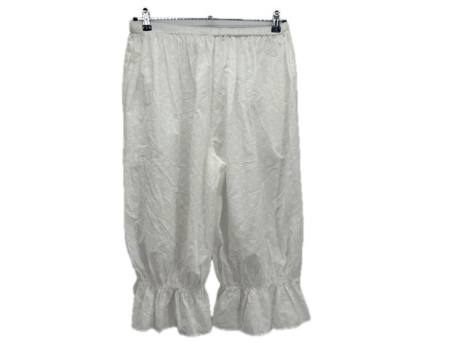 Montblanc VOEF Pantalones cortos blancos de algodón S - vista 2