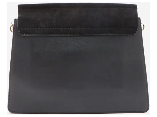 Chloé Schultertasche aus schwarzem Fay-Leder - Ansicht 2