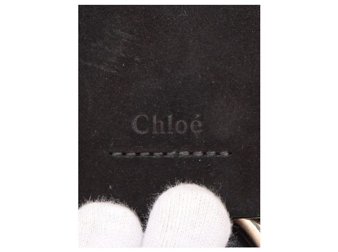 Chloé Schultertasche aus schwarzem Fay-Leder - Ansicht 5
