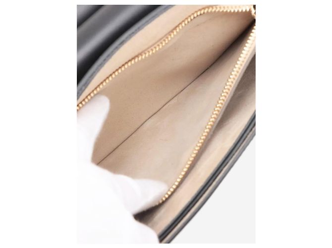 Chloé Schultertasche aus schwarzem Fay-Leder - Ansicht 6
