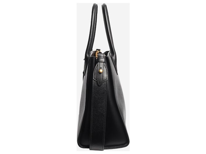 Prada Borsa 2way in pelle Saffiano nera Nero - vista 2