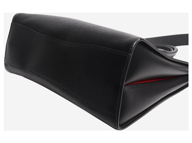Prada Borsa 2way in pelle Saffiano nera Nero - vista 4