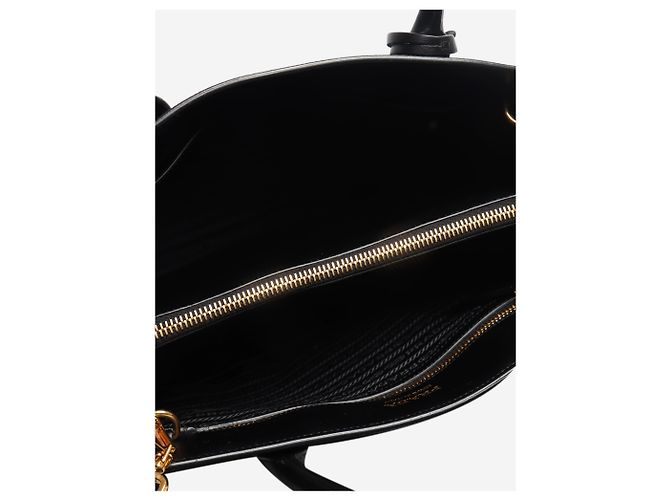 Prada Borsa 2way in pelle Saffiano nera Nero - vista 6