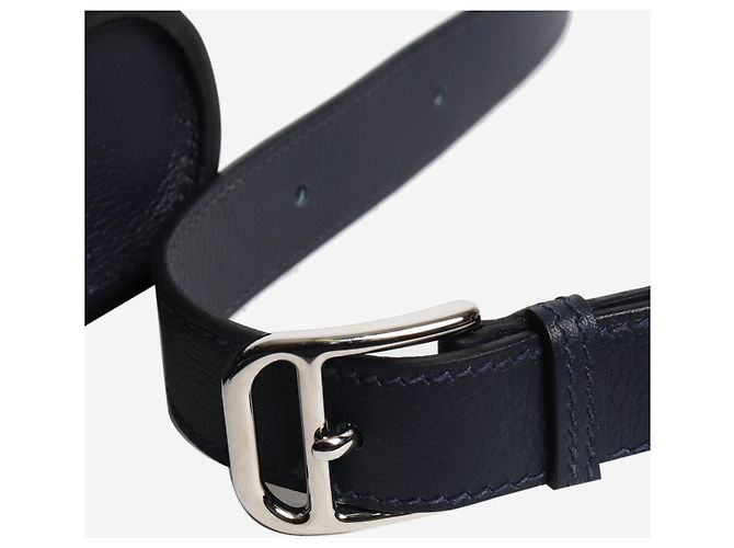 Hermès Borsa a tracolla Caban Bolittle Blu navy - vista 5