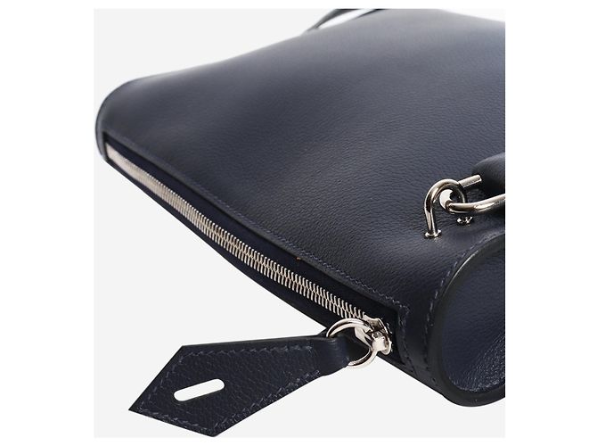 Hermès Borsa a tracolla Caban Bolittle Blu navy - vista 6