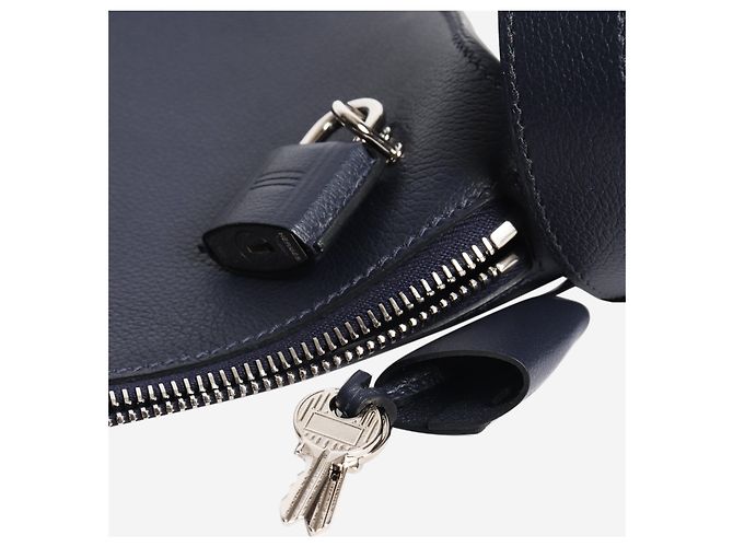 Hermès Borsa a tracolla Caban Bolittle Blu navy - vista 8