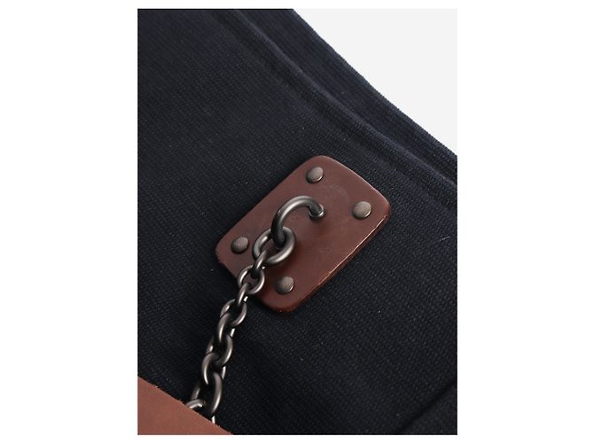 Bottega Veneta Große Canvas-Tote-Bag in Navy Marineblau - Ansicht 8