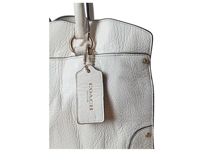 Coach Borsa Mercer in pelle Bianco - vista 3