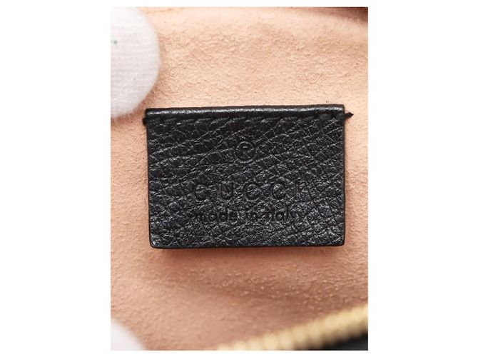 Gucci Borsa a tracolla in pelle Ophidia nera - vista 8