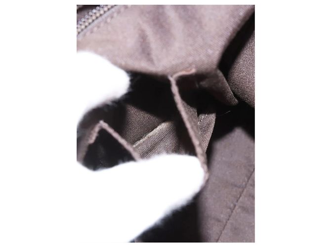 Borsa a tracolla in pelle Guccissima marrone scuro - vista 11