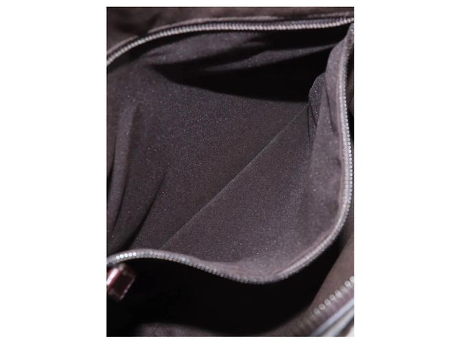 Borsa a tracolla in pelle Guccissima marrone scuro - vista 12