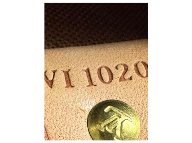 Louis Vuitton Tote Cabas Piano monogramma vintage marrone 2000 - vista 11