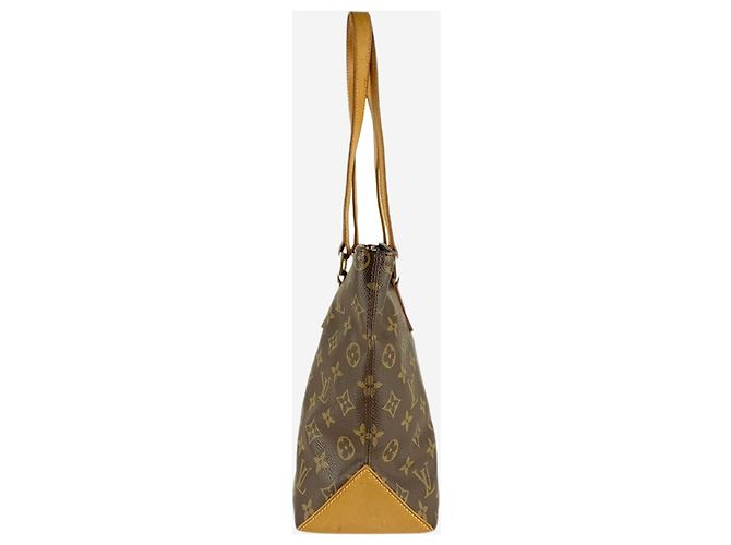 Louis Vuitton Tote Cabas Piano monogramma vintage marrone 2000 - vista 3