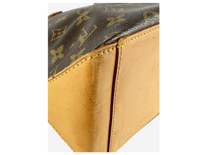 Louis Vuitton Tote Cabas Piano monogramma vintage marrone 2000 - vista 6