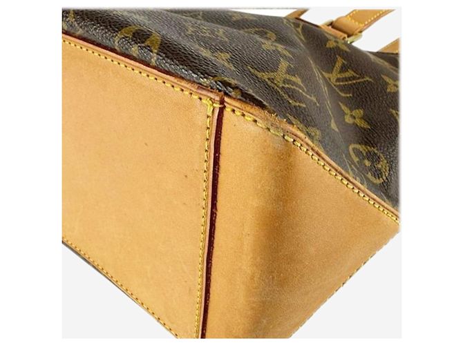 Louis Vuitton Tote Cabas Piano monogramma vintage marrone 2000 - vista 7