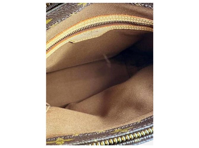 Louis Vuitton Tote Cabas Piano monogramma vintage marrone 2000 - vista 9