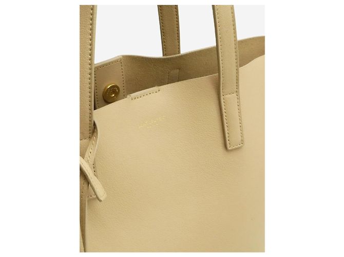 Saint Laurent Neutral Toy Shopping Leder-Tote-Bag - Ansicht 4