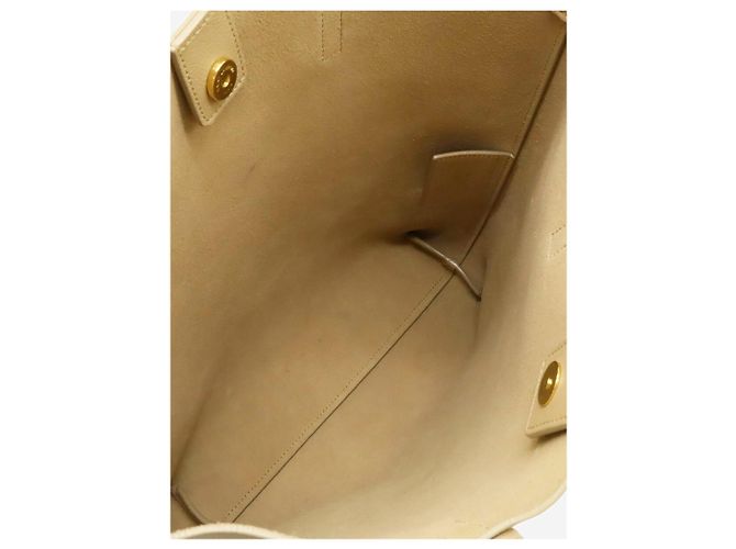 Saint Laurent Neutral Toy Shopping Leder-Tote-Bag - Ansicht 5