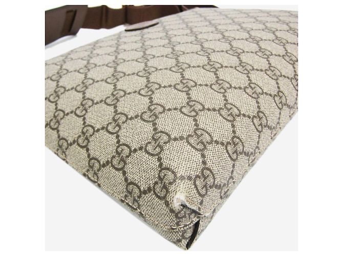 Gucci Borsa a tracolla GG Supreme marrone - vista 4