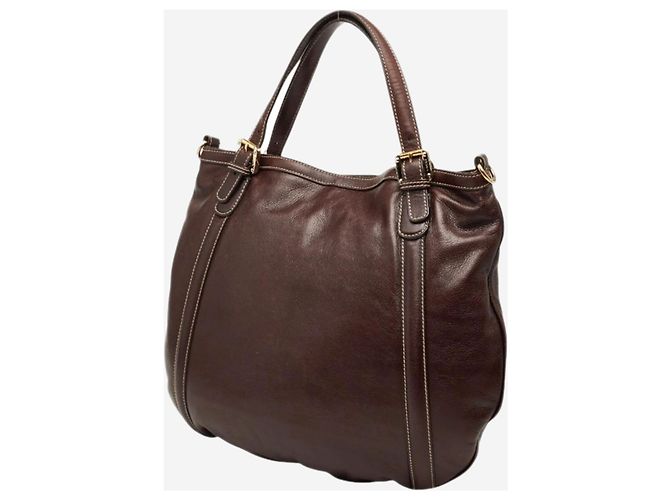 Gucci Borsa a tracolla GG New Brit Sherry Line marrone scuro - vista 10