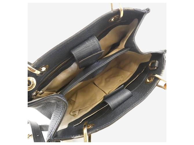 Bamboo Gucci Borsa con manico in bambù blu navy - vista 4
