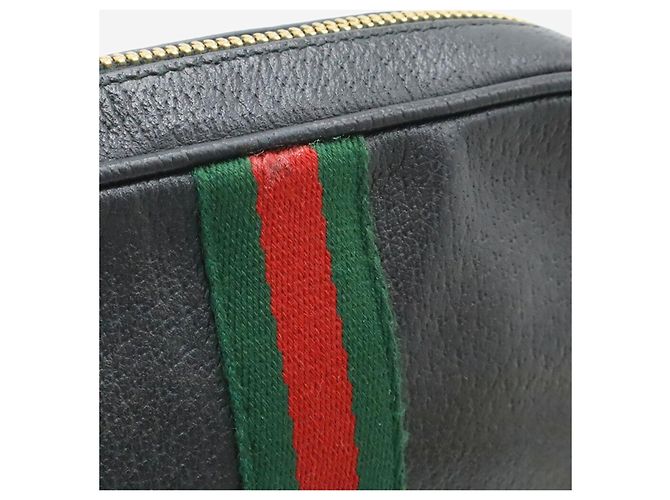 Gucci Borsa a tracolla in pelle Ophidia nera Nero - vista 2