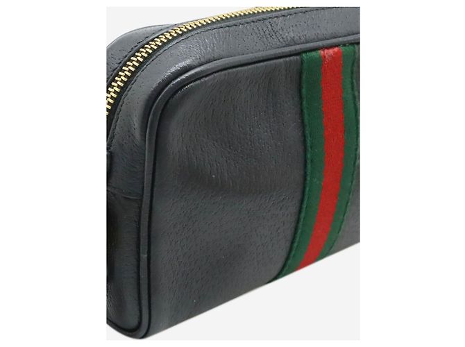 Gucci Borsa a tracolla in pelle Ophidia nera Nero - vista 6