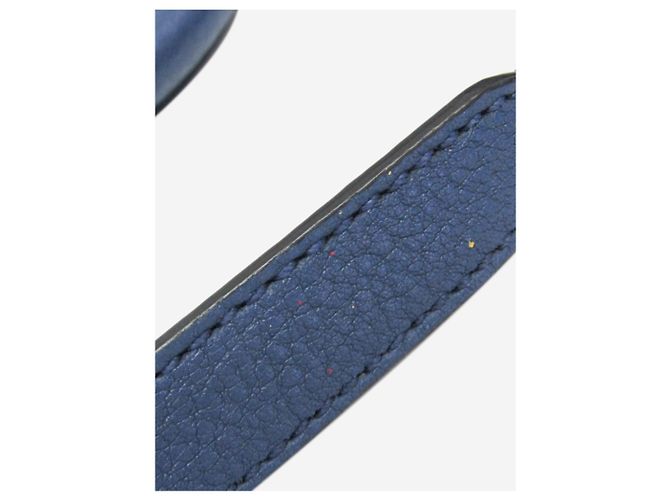 Prada Borsa 2way in pelle Vitello Phenix blu - vista 10