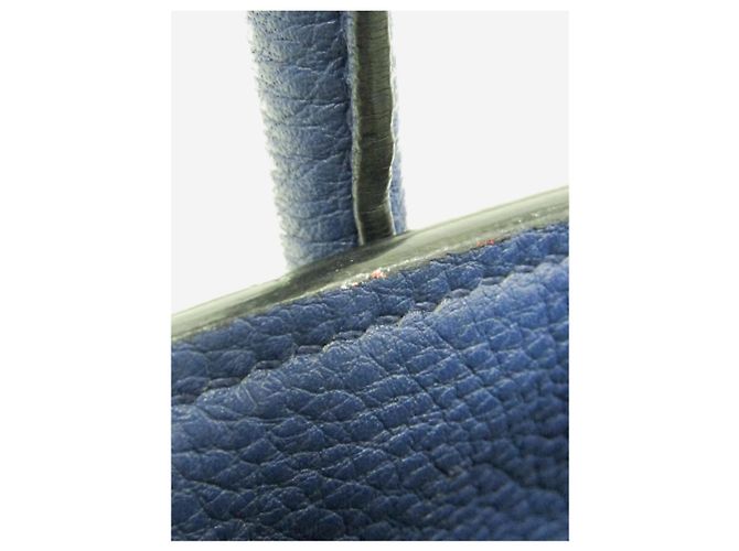 Prada Borsa 2way in pelle Vitello Phenix blu - vista 16